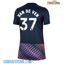 Camisa de time de futebol Tottenham Hotspur Micky van de Ven #37 Replicas 2º Equipamento Feminina 2026-27 Manga Curta